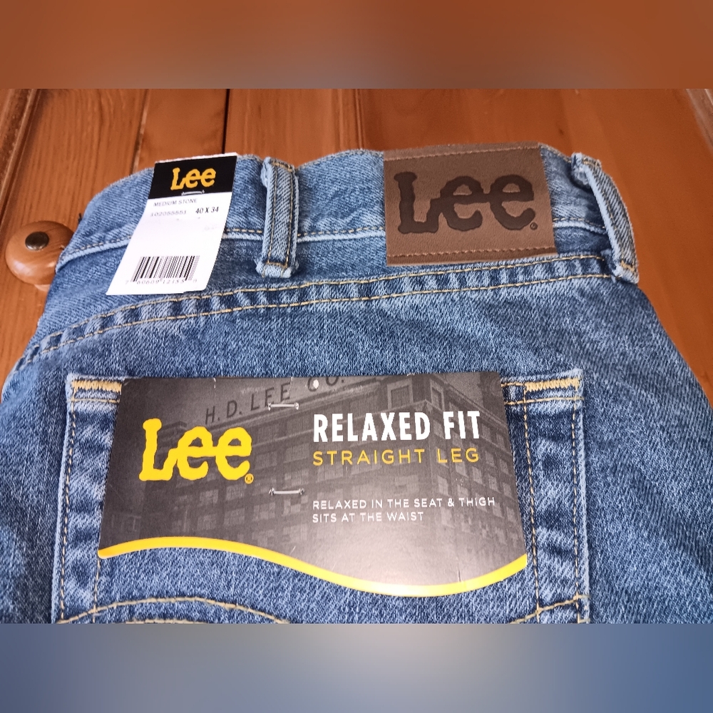 Lee Men's Relaxed Fit Jeans - Classic Blue